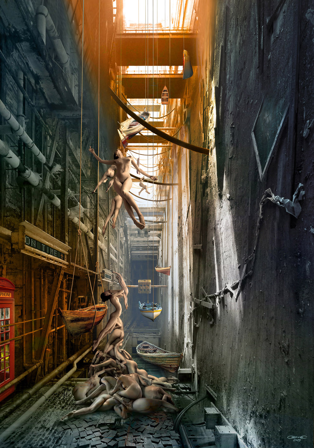 10. Social Network II, 100cm x 70cm, 2015., digitalni medij